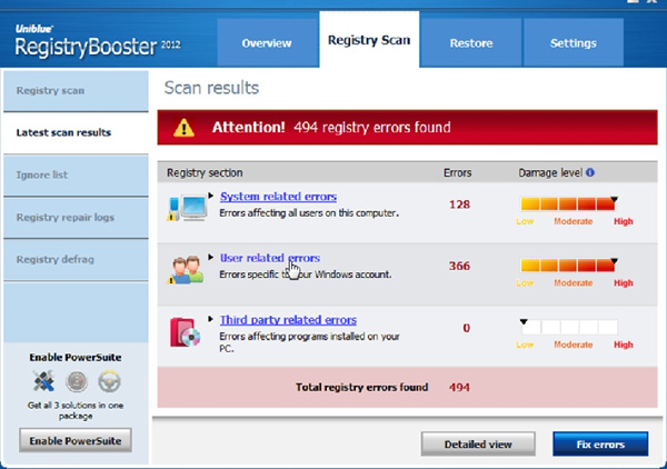 Registry Boost 2011 Start Scan